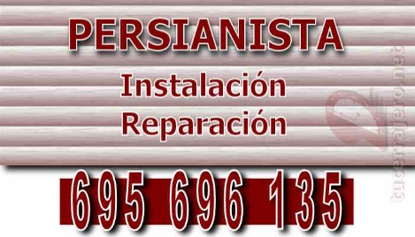Persianistas, instalacion y reparacion de persianas Madrid, Presupuestos gratis 695 696 135